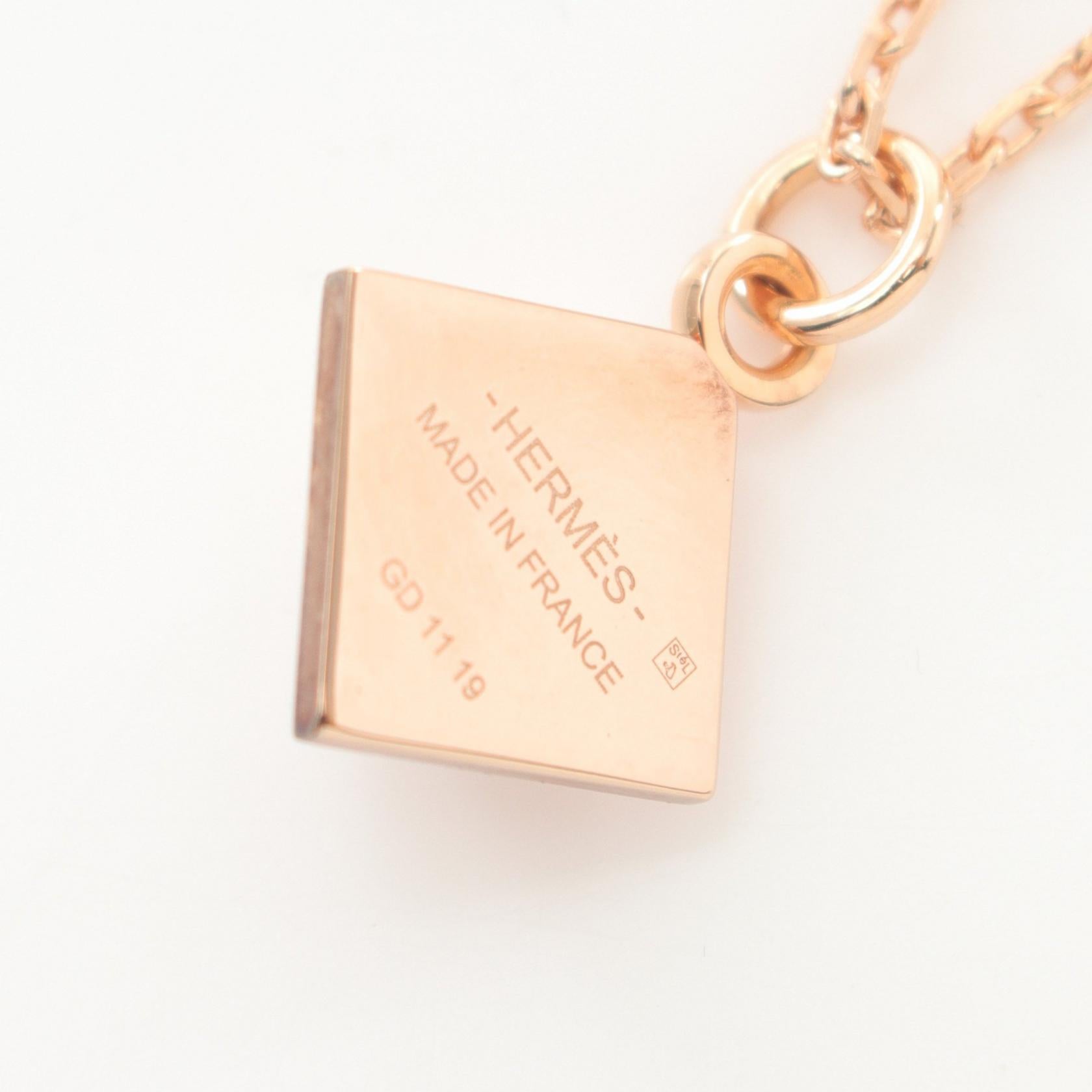 Hermes Medor Cupid Necklace Gold Plated