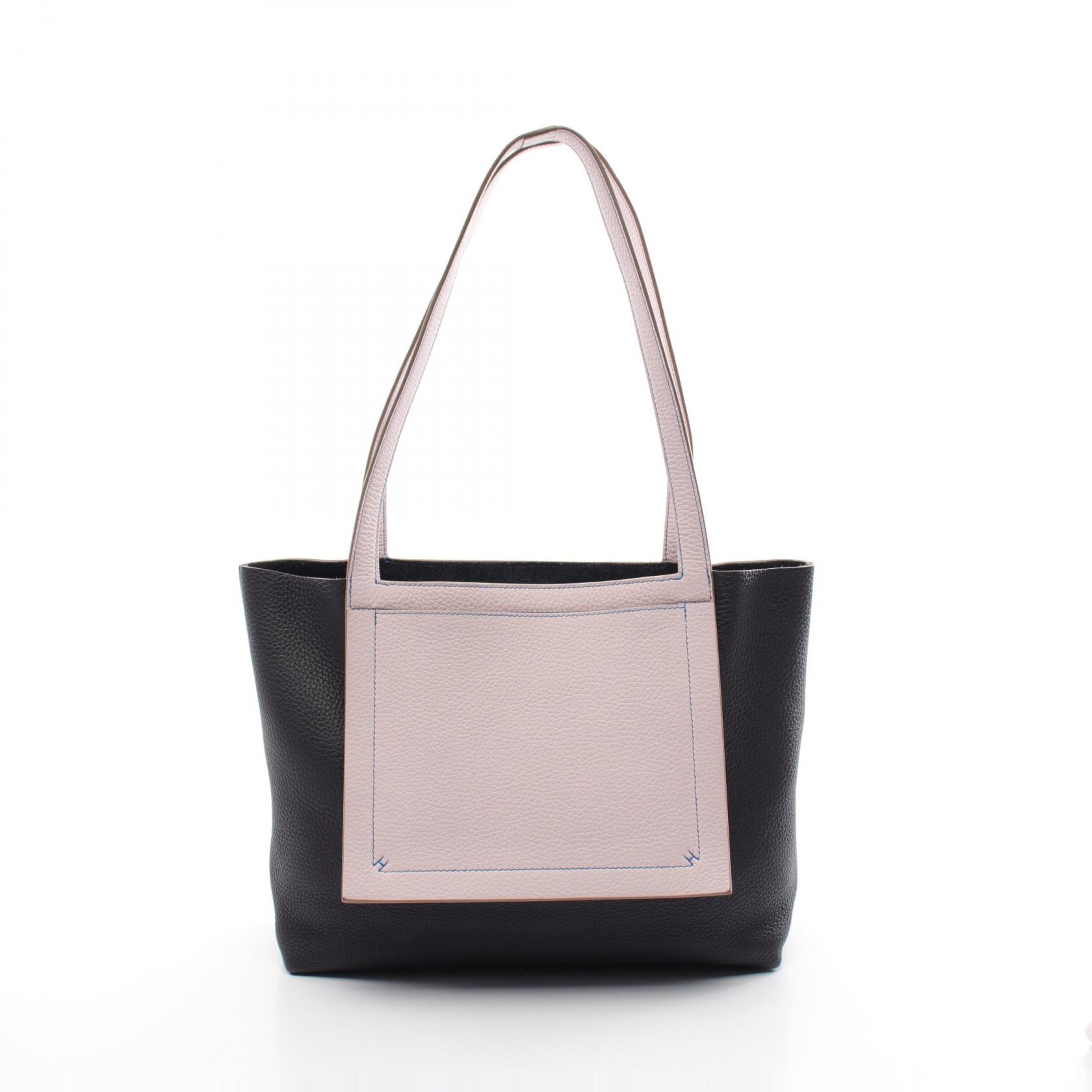 Hermes Cabas Celine 31 Tote Bag Black/Purple