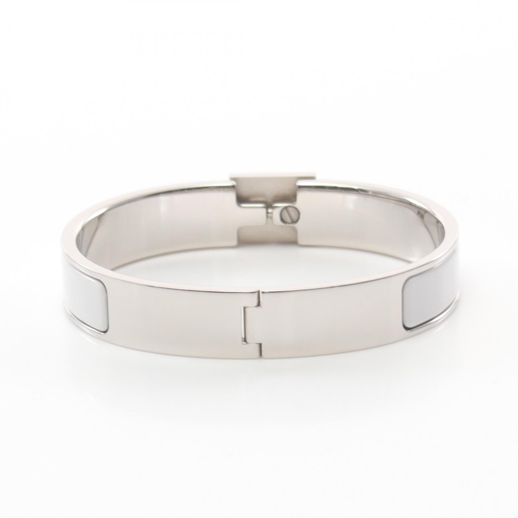 Hermes Click Cadena PM Bangle Stainless Steel Enamel