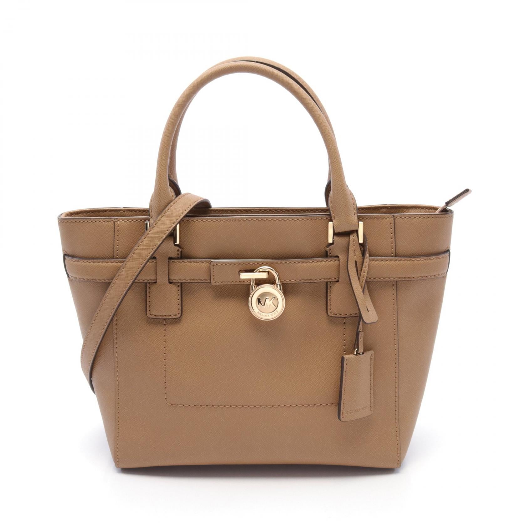 Michael Kors Leather Handbag Brown AV-1804