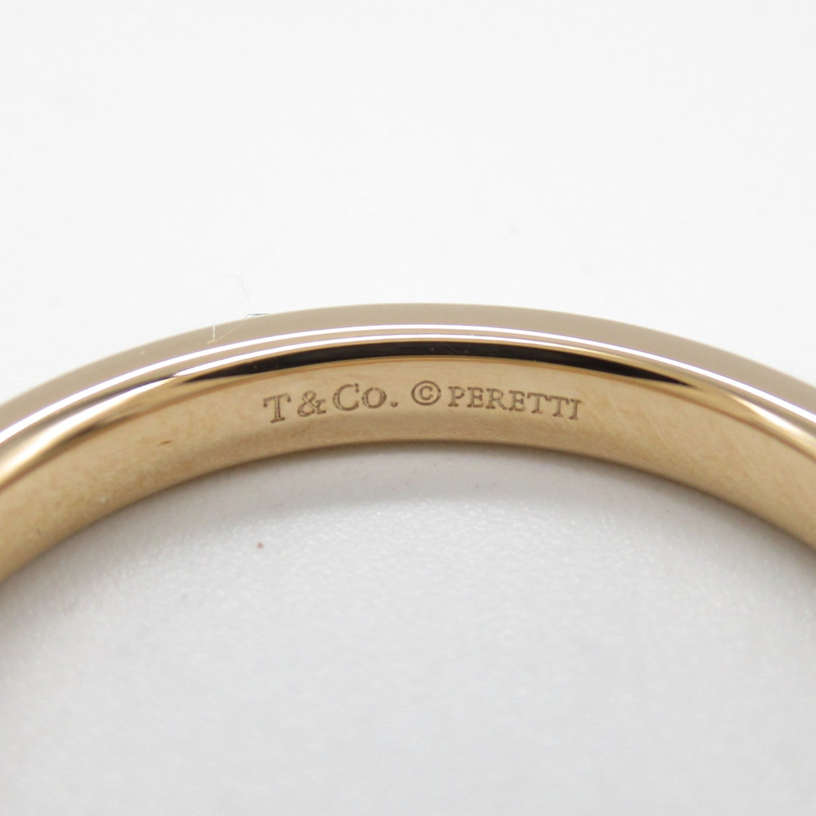 Tiffany & Co K18PG Pink Gold Forever Ring