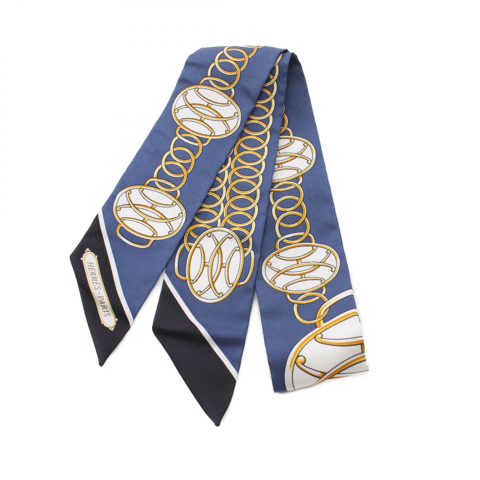 Hermes Silk Twilly LIFT PROFILE Scarf