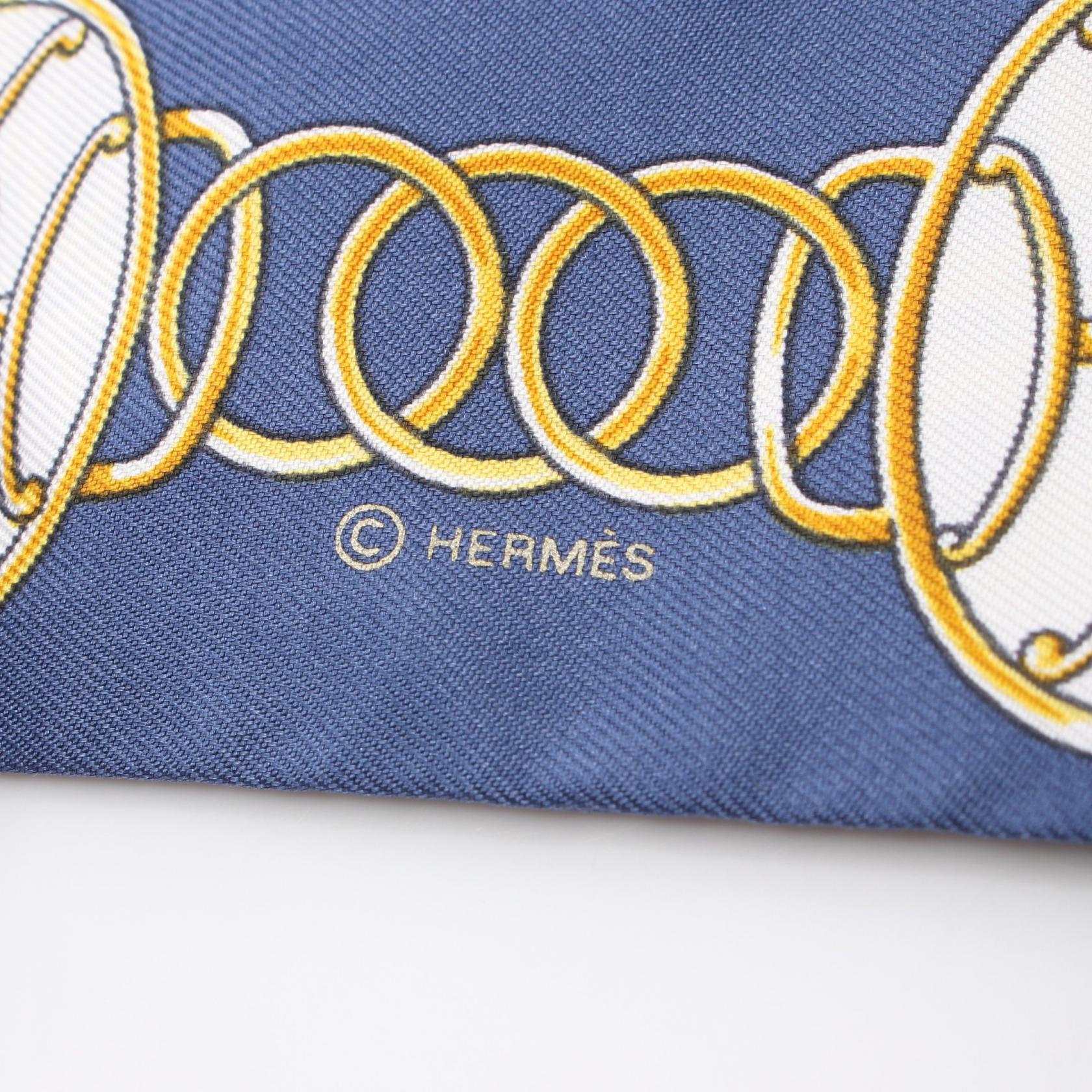 Hermes Silk Twilly LIFT PROFILE Scarf