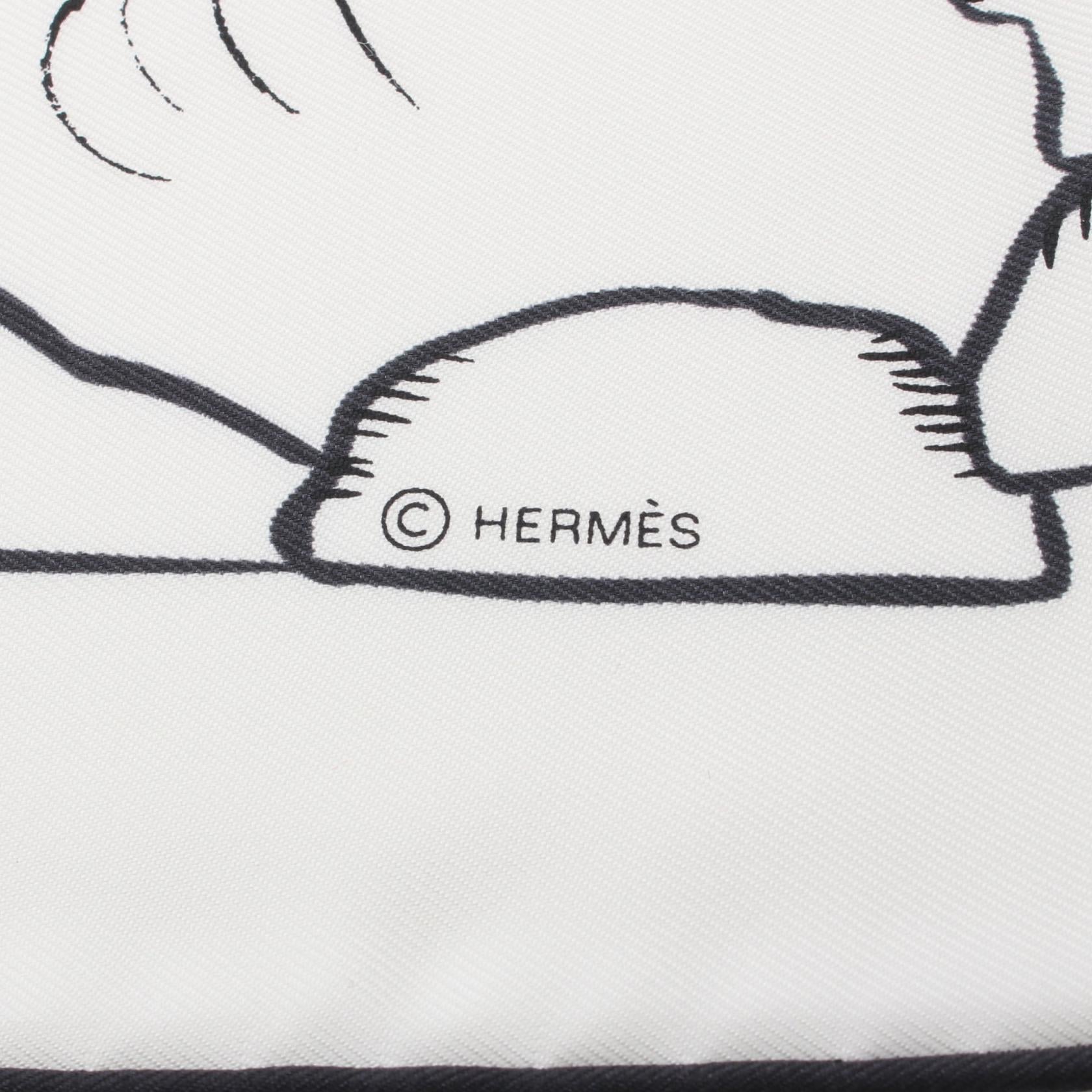 Hermes Silk Scarf MILLE ET UN LAPINS