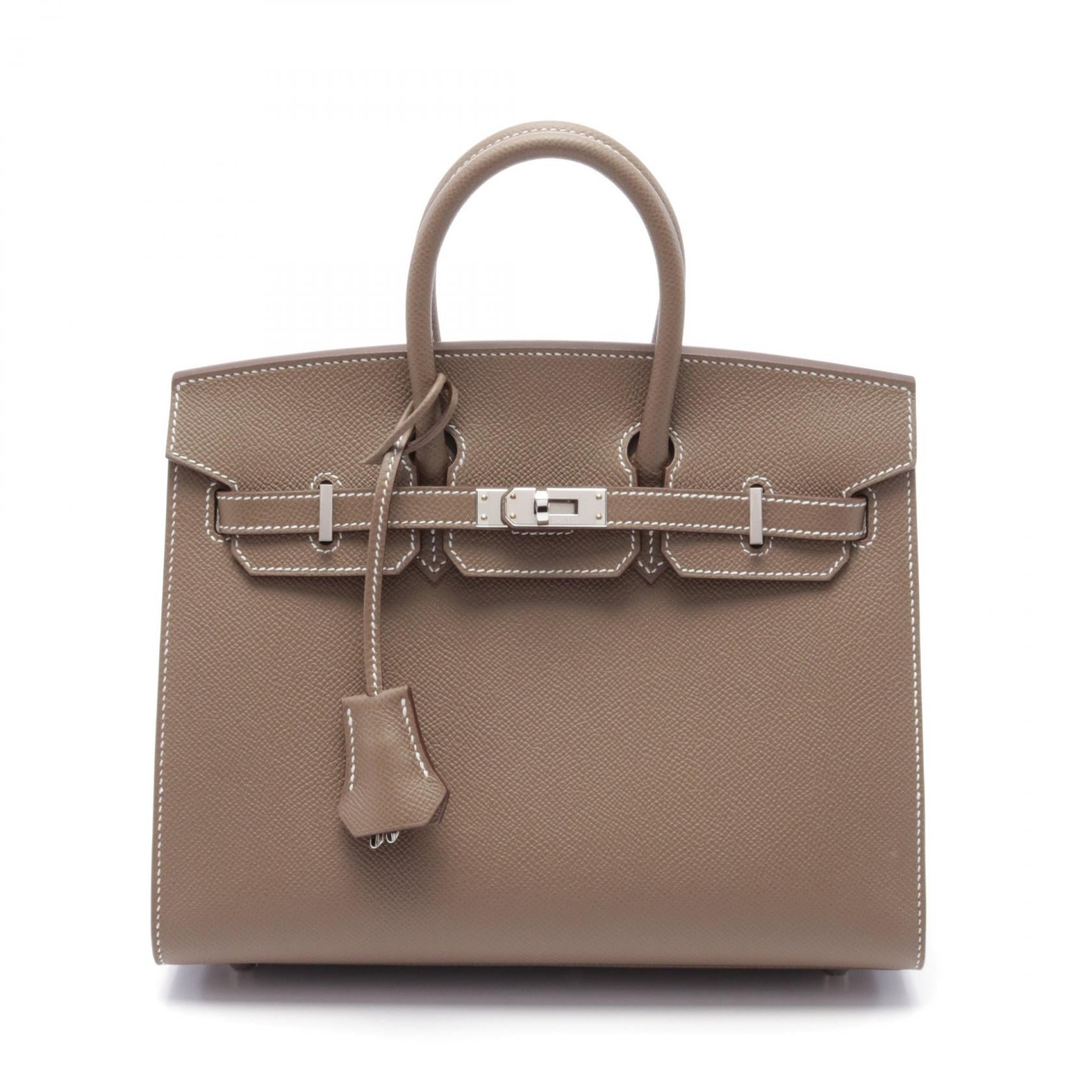 Hermes Birkin 25 Handbag Brown