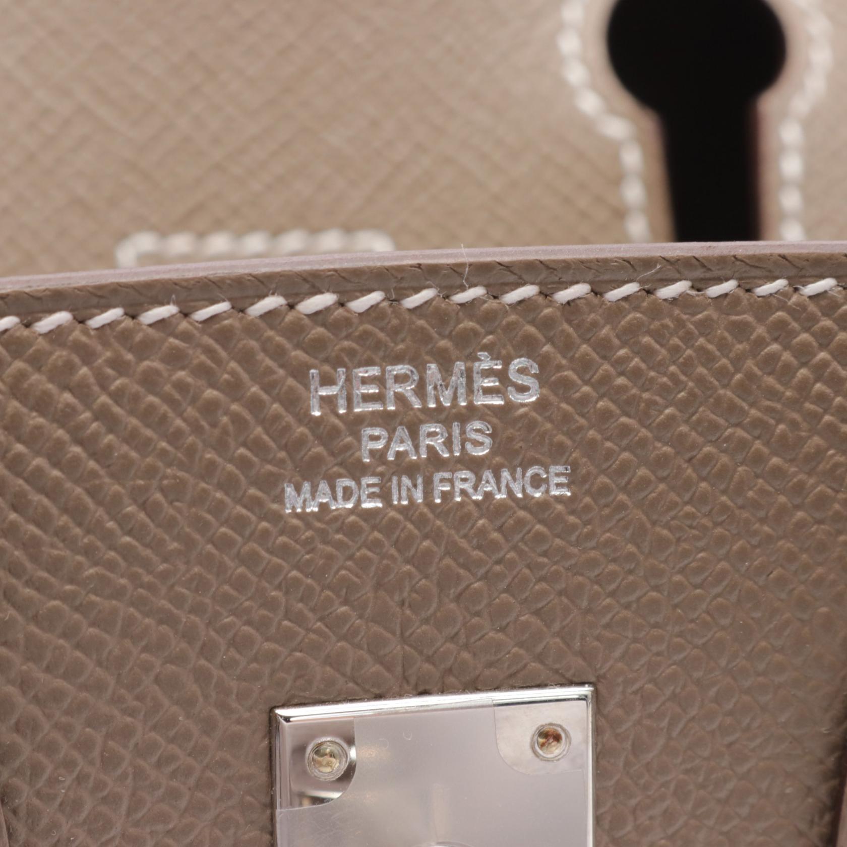 Hermes Birkin 25 Handbag Brown