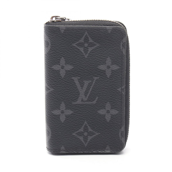 Louis Vuitton Zippy Coin Purse Vertical Monogram Eclipse Coin Case