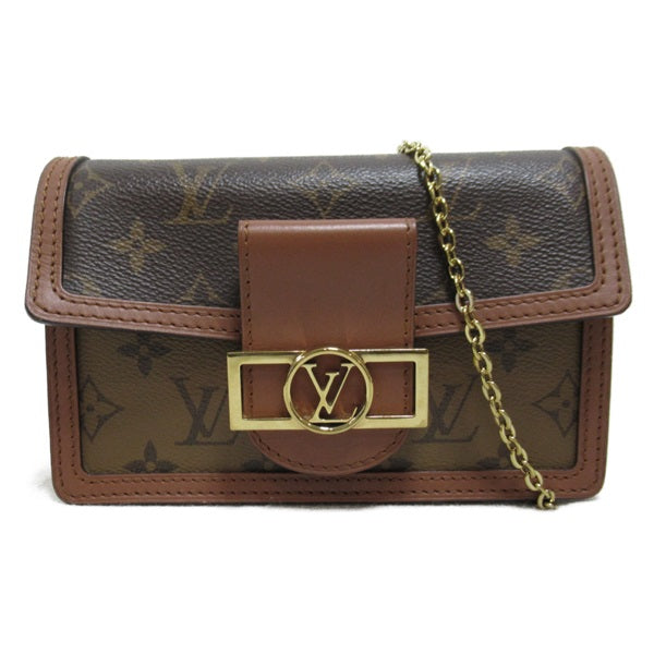 Louis Vuitton Monogram Reverse Mini Dauphine Canvas Crossbody Bag M68746 in Great Condition