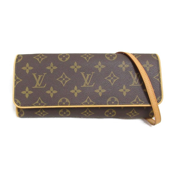 Louis Vuitton Monogram Pochette Twin GM Crossbody Bag Canvas M51852 in Excellent condition