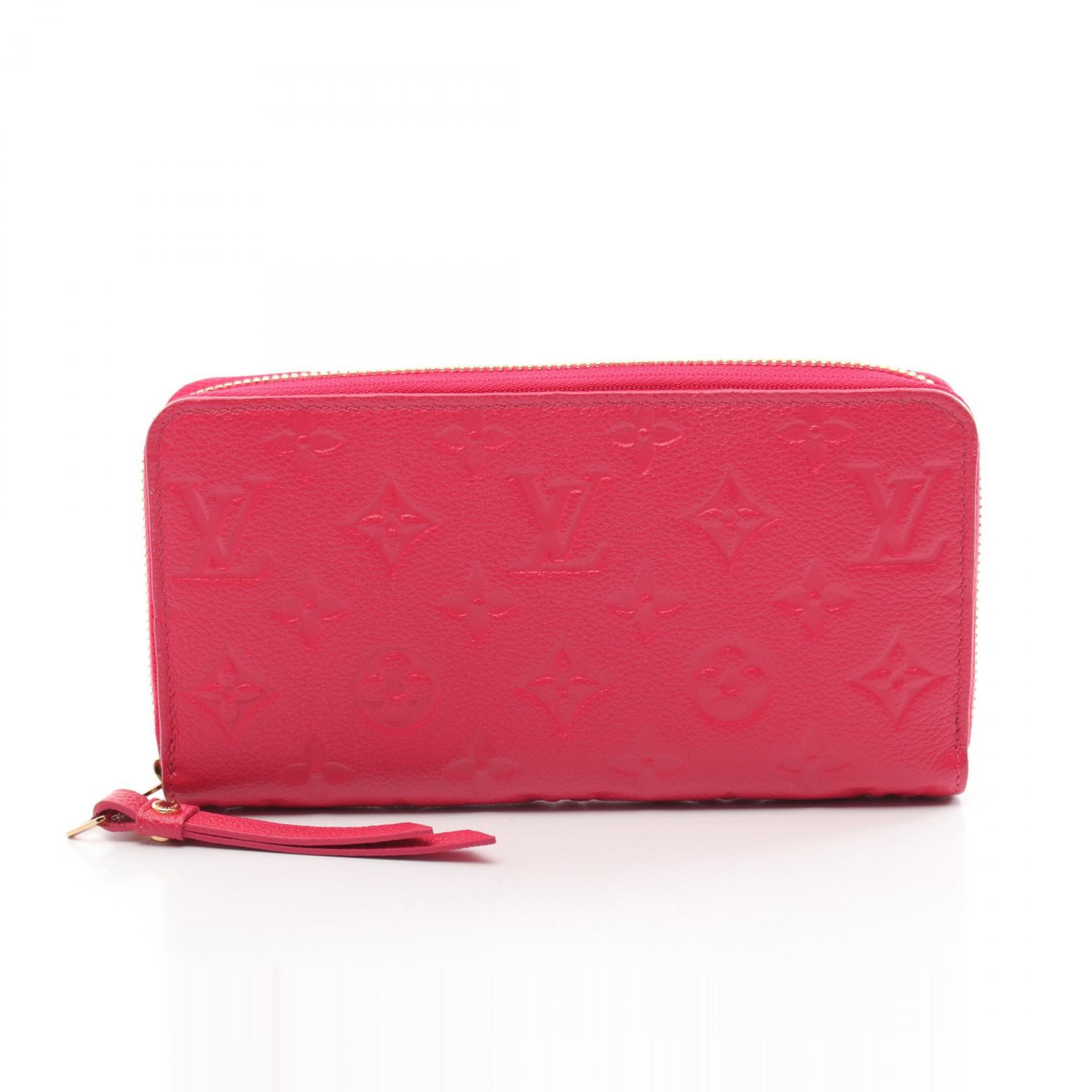 Louis Vuitton Zippy Wallet Monogram Empreinte Pink M83639