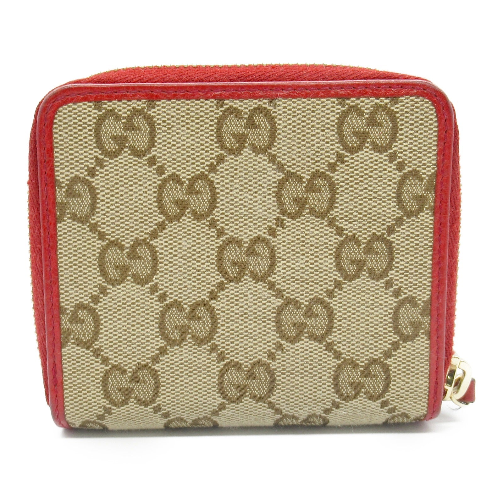 Gucci Compact Wallet GG Canvas Leather