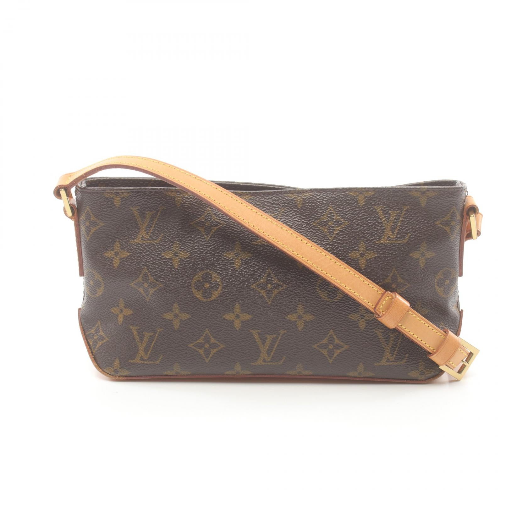 Louis Vuitton Trotter Shoulder Bag Monogram Brown