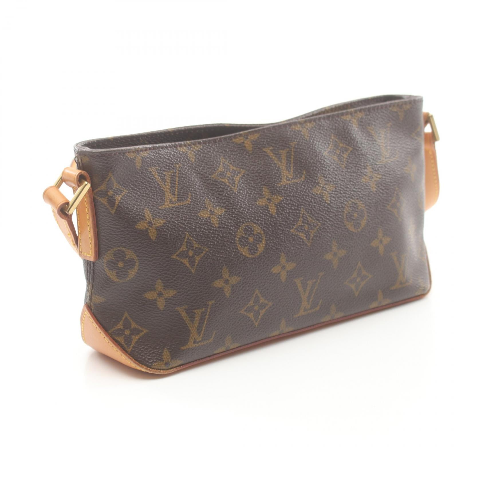 Louis Vuitton Trotter Shoulder Bag Monogram Brown