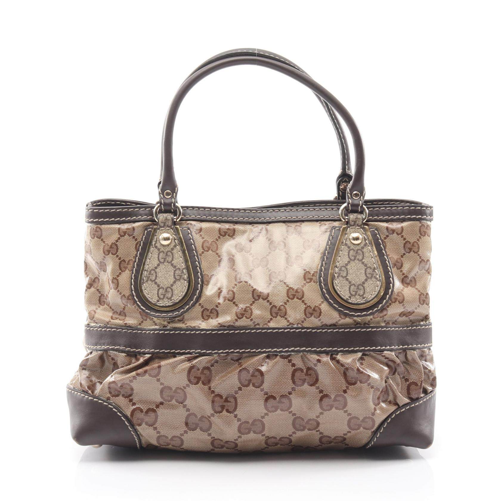 Gucci GG Crystal Coated Canvas Tote Bag