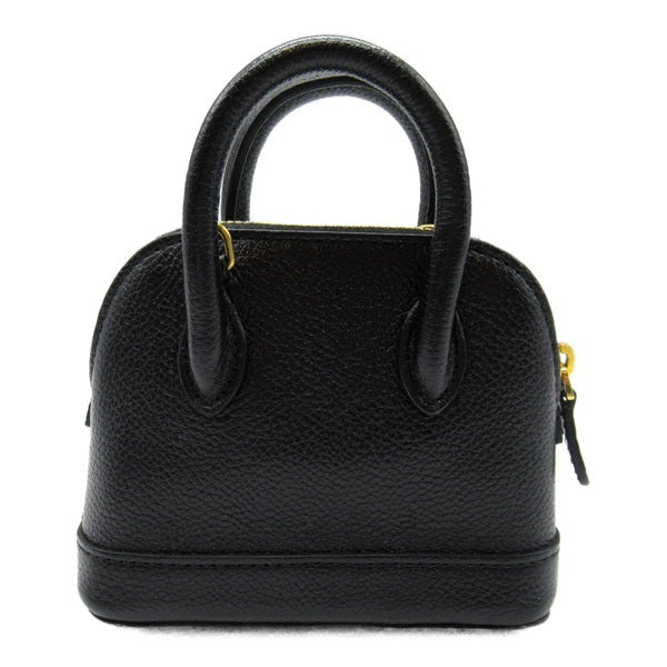 Logo Ville Small Leather Handbag 639756