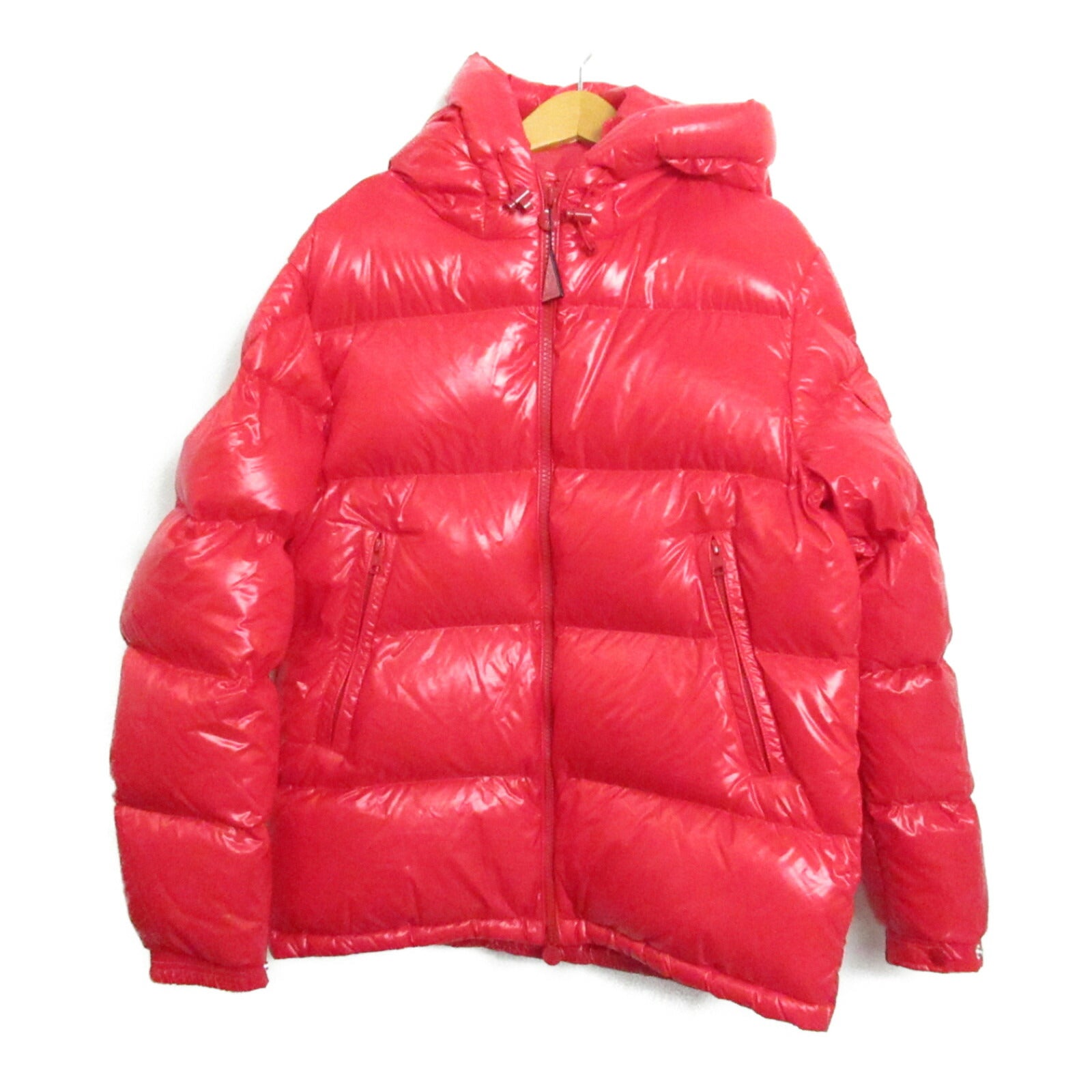 Moncler Nylon Down Jacket Outerwear Red