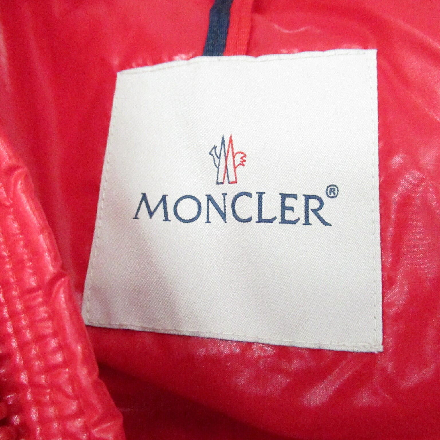 Moncler Nylon Down Jacket Outerwear Red