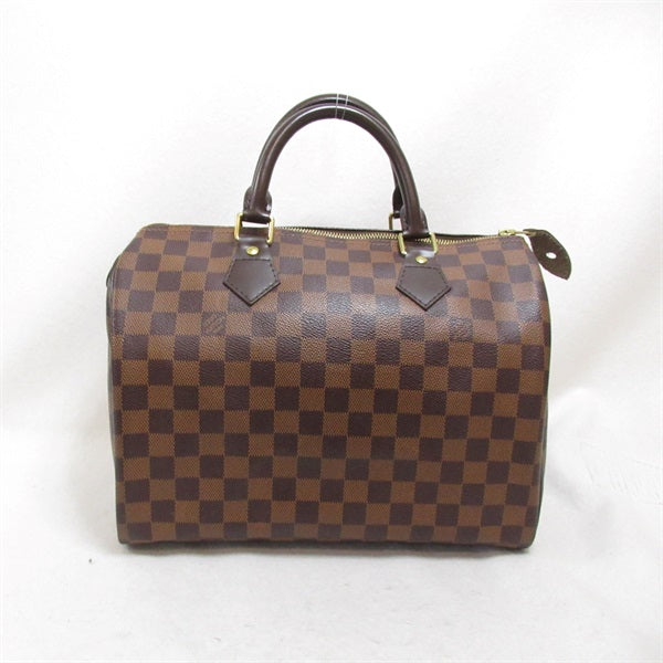 Louis Vuitton Damier Ebene Speedy 30 Canvas Handbag N41531 in Great Condition