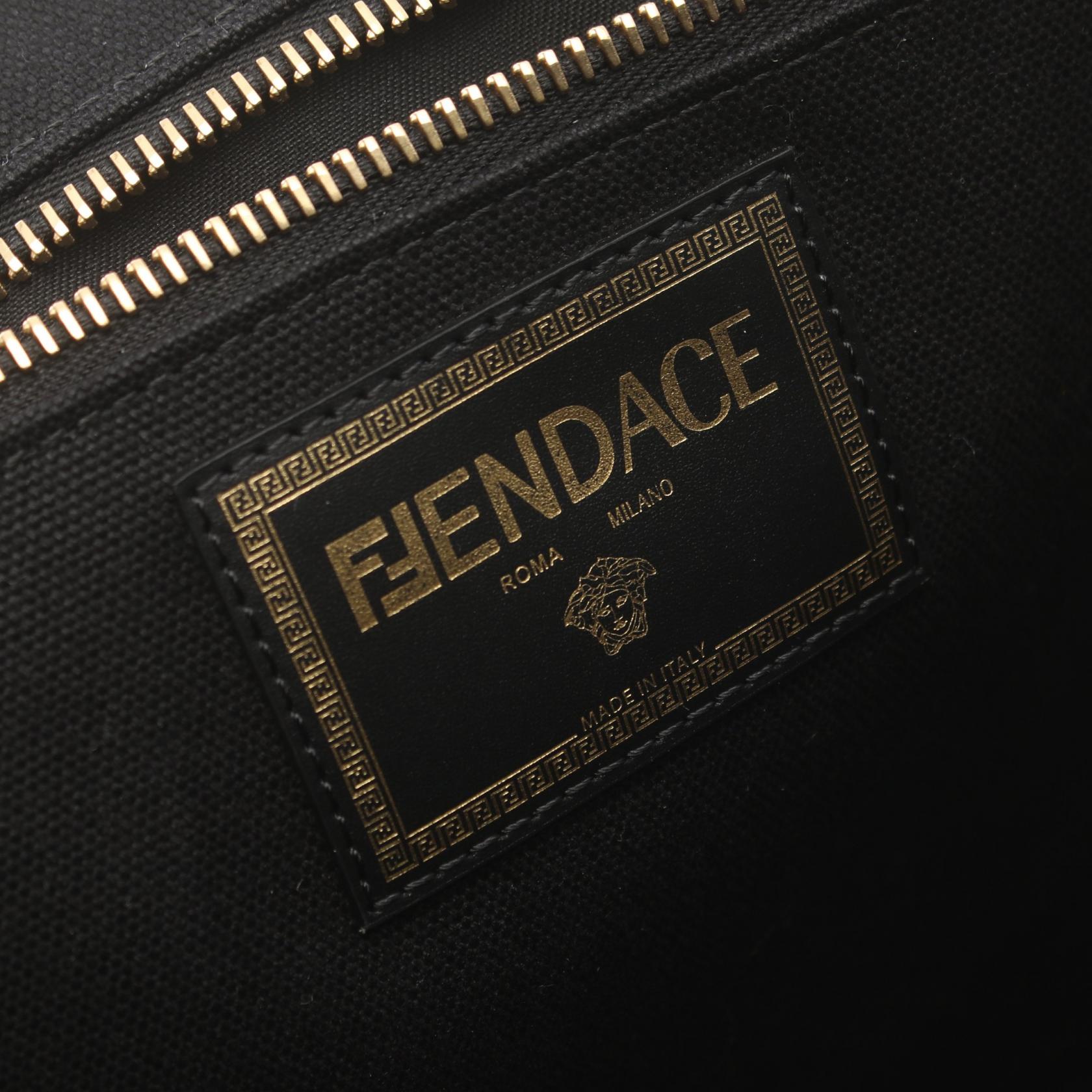 Fendi FENDACE Canvas Tote Bag 7VA558