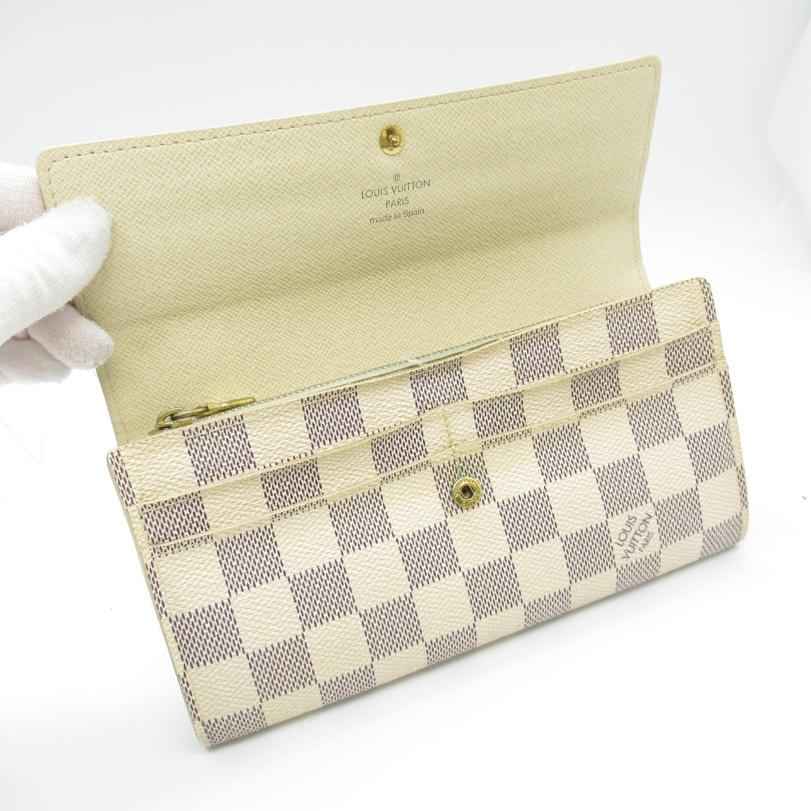 Louis Vuitton Damier Azur Wallet N61735