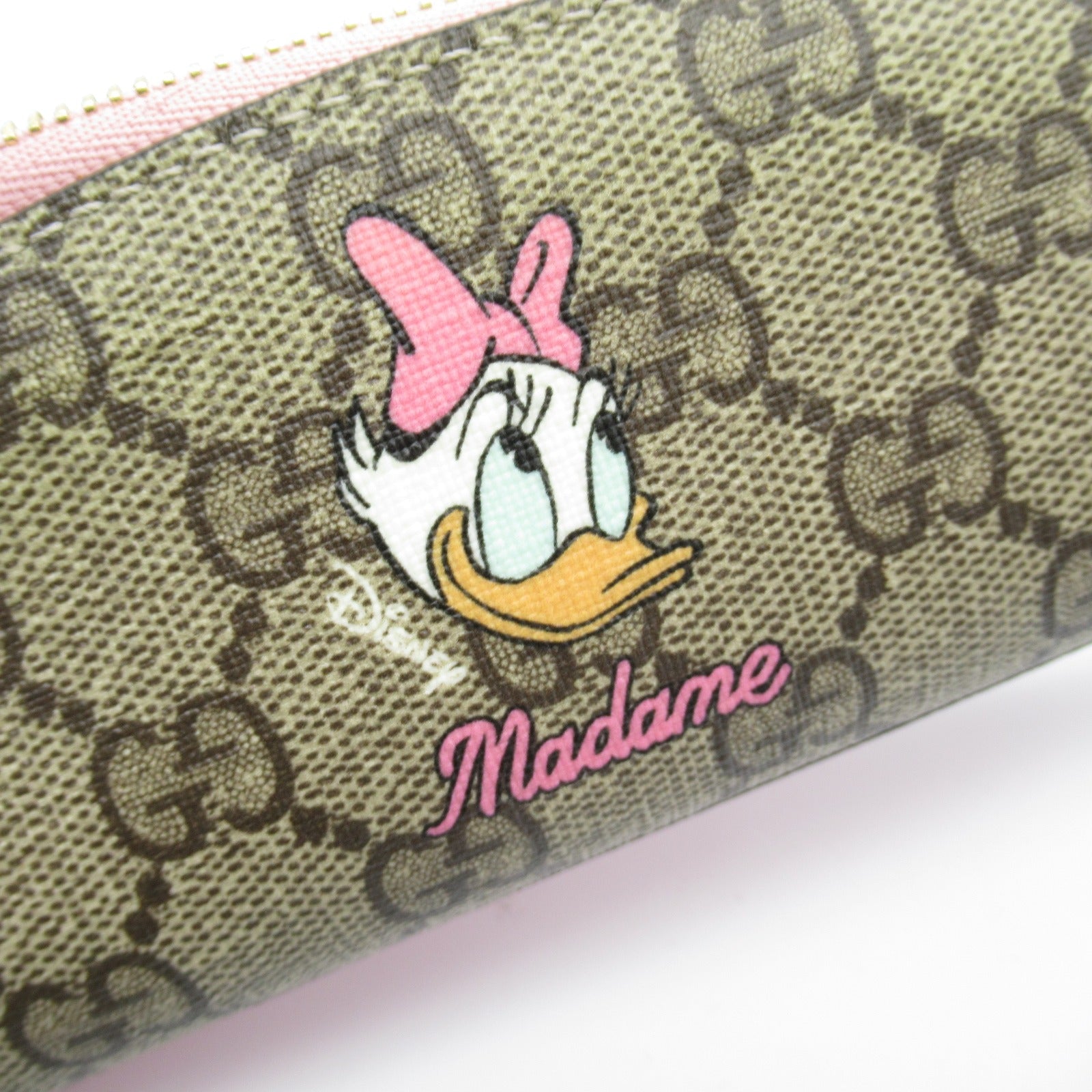 Gucci Daisy Duck Pen Case PVC Leather