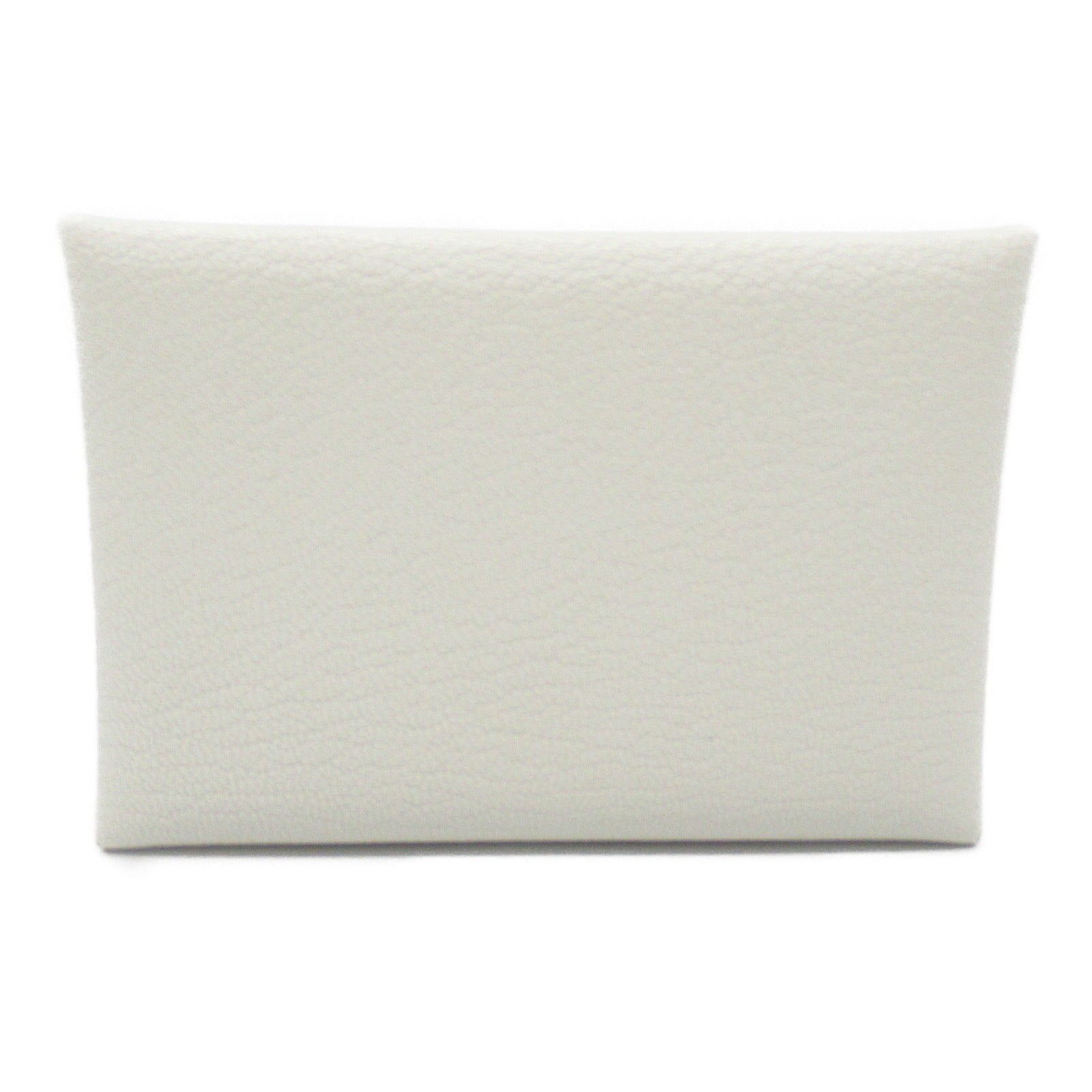 Hermes Calvi Duo Cre Card Case Leather