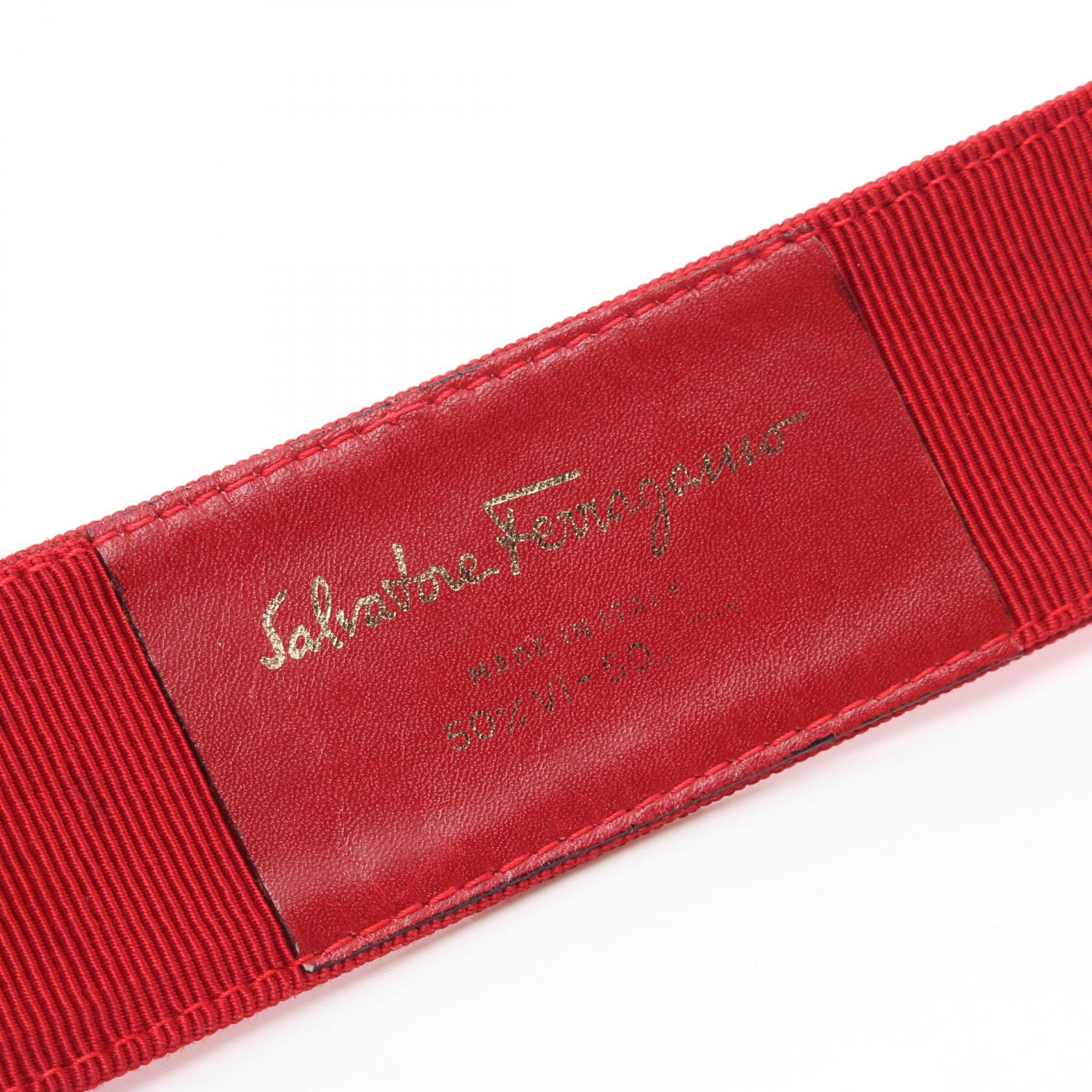 Salvatore Ferragamo Vara Nylon Belt