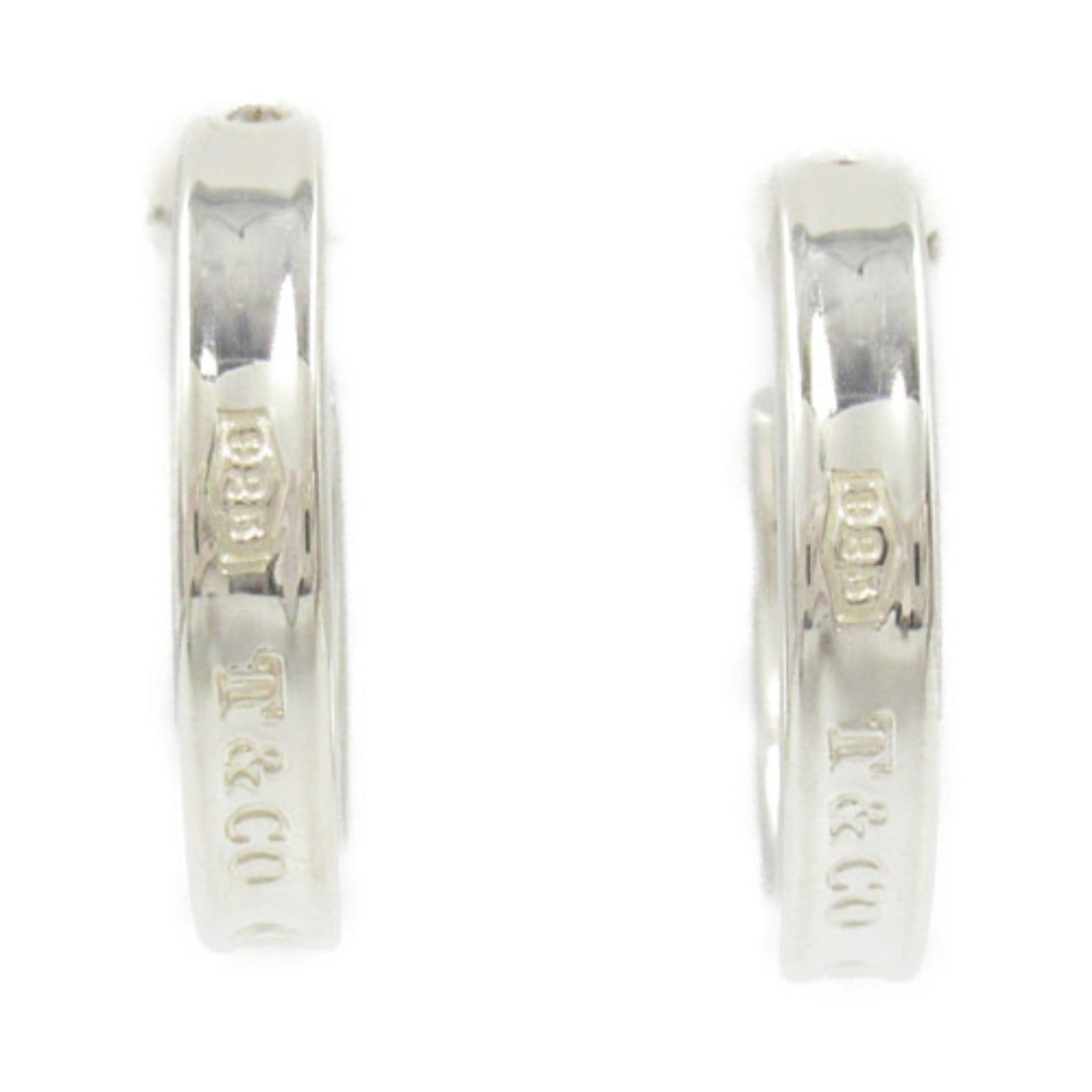 Tiffany & Co Silver 925 Narrow Hoop Earrings