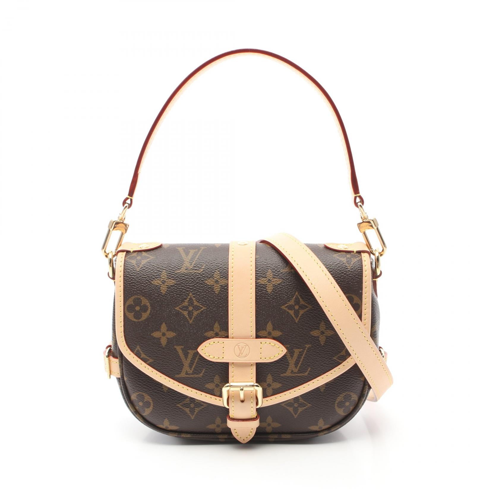 Louis Vuitton Monogram Saumur BB Handbag M46740