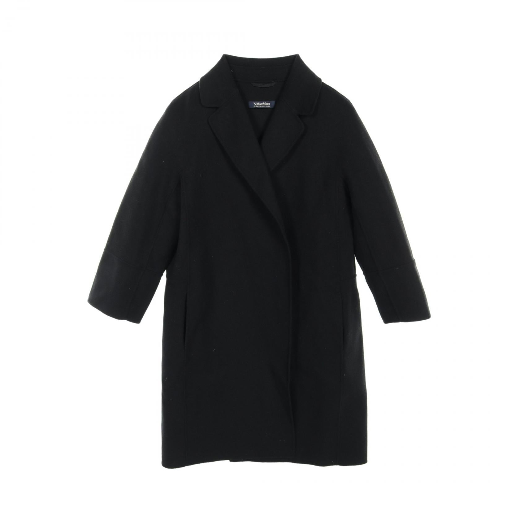 Max Mara Wool Outerwear Black