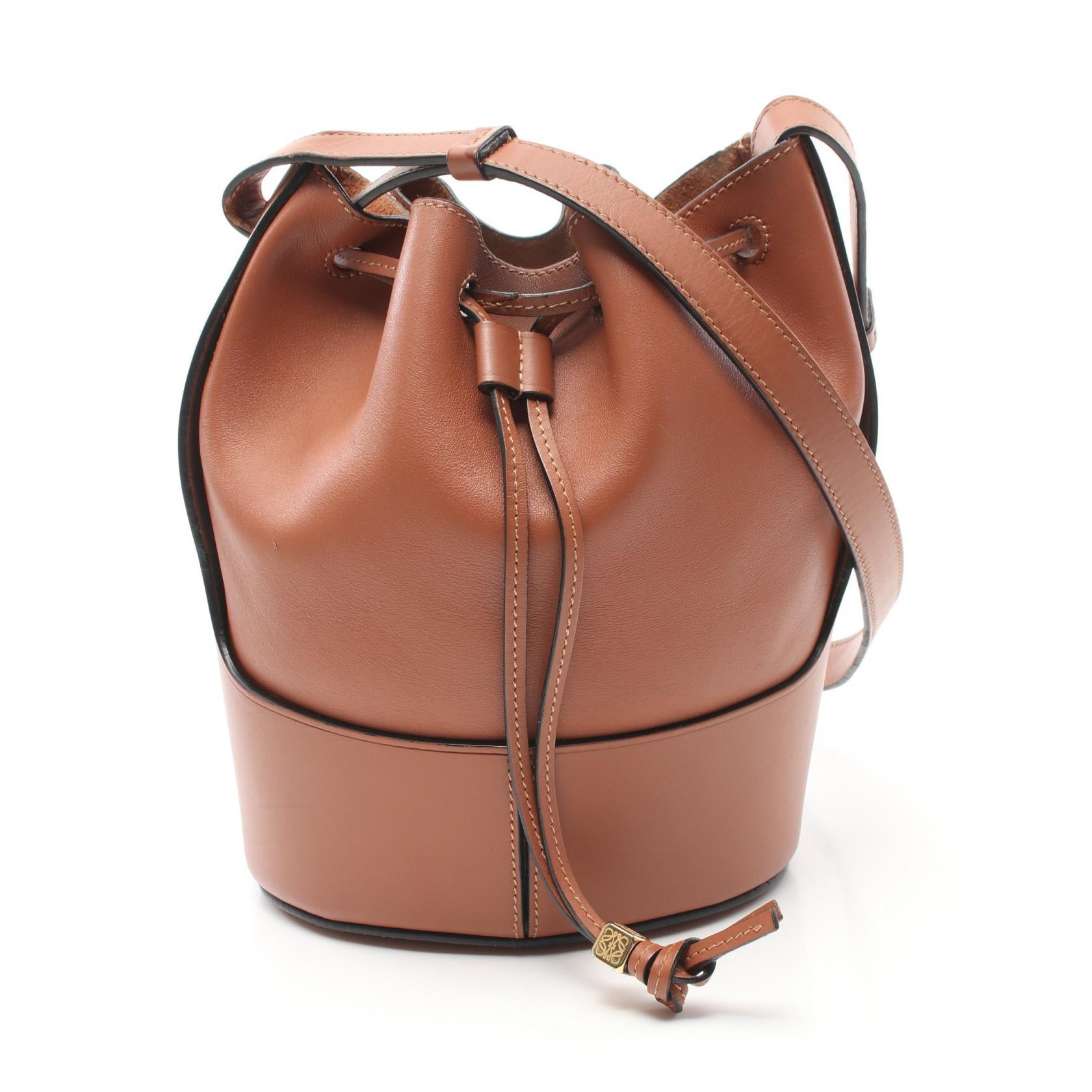 Loewe Balloon Bag Leather Shoulder Bag 326 75AC30 in Very Good Condition