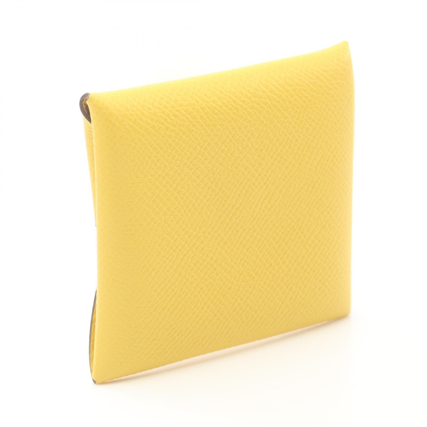 Hermes Bastia Coin Case Yellow