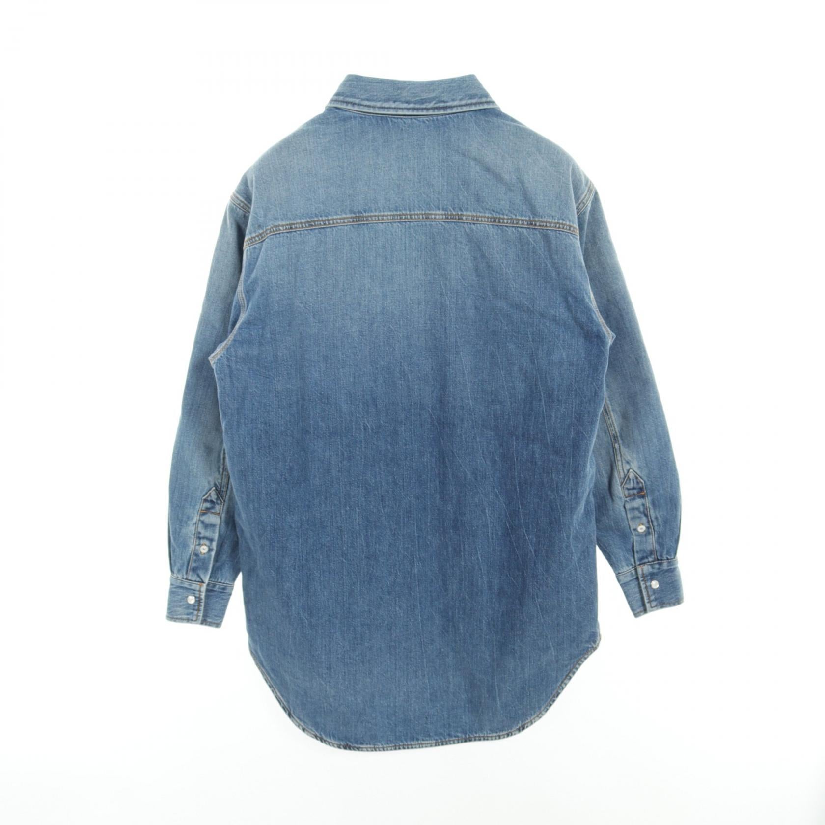 Gucci Washed Organic Denim Shirt Jacket