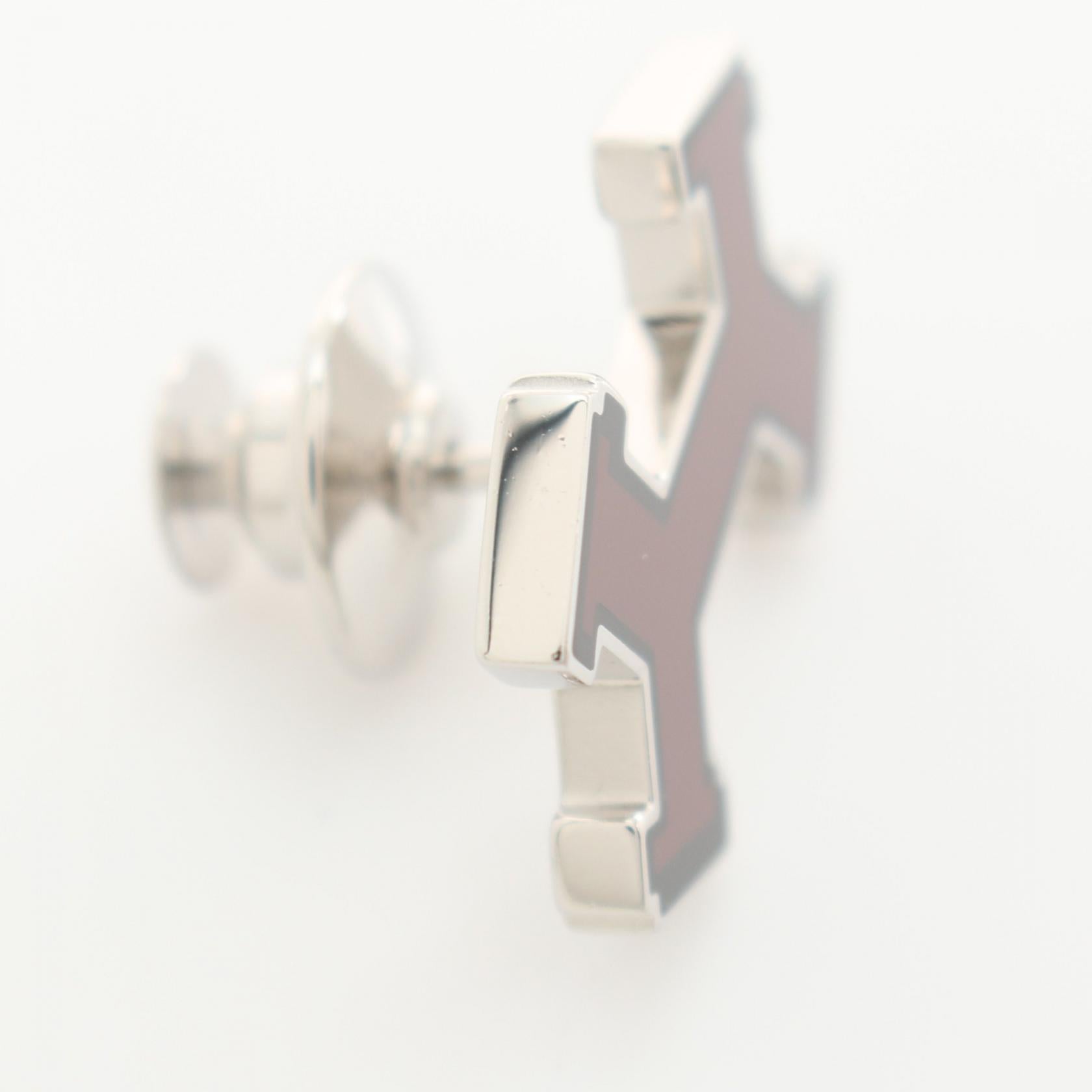 Hermes Street H Brooch Stainless Steel