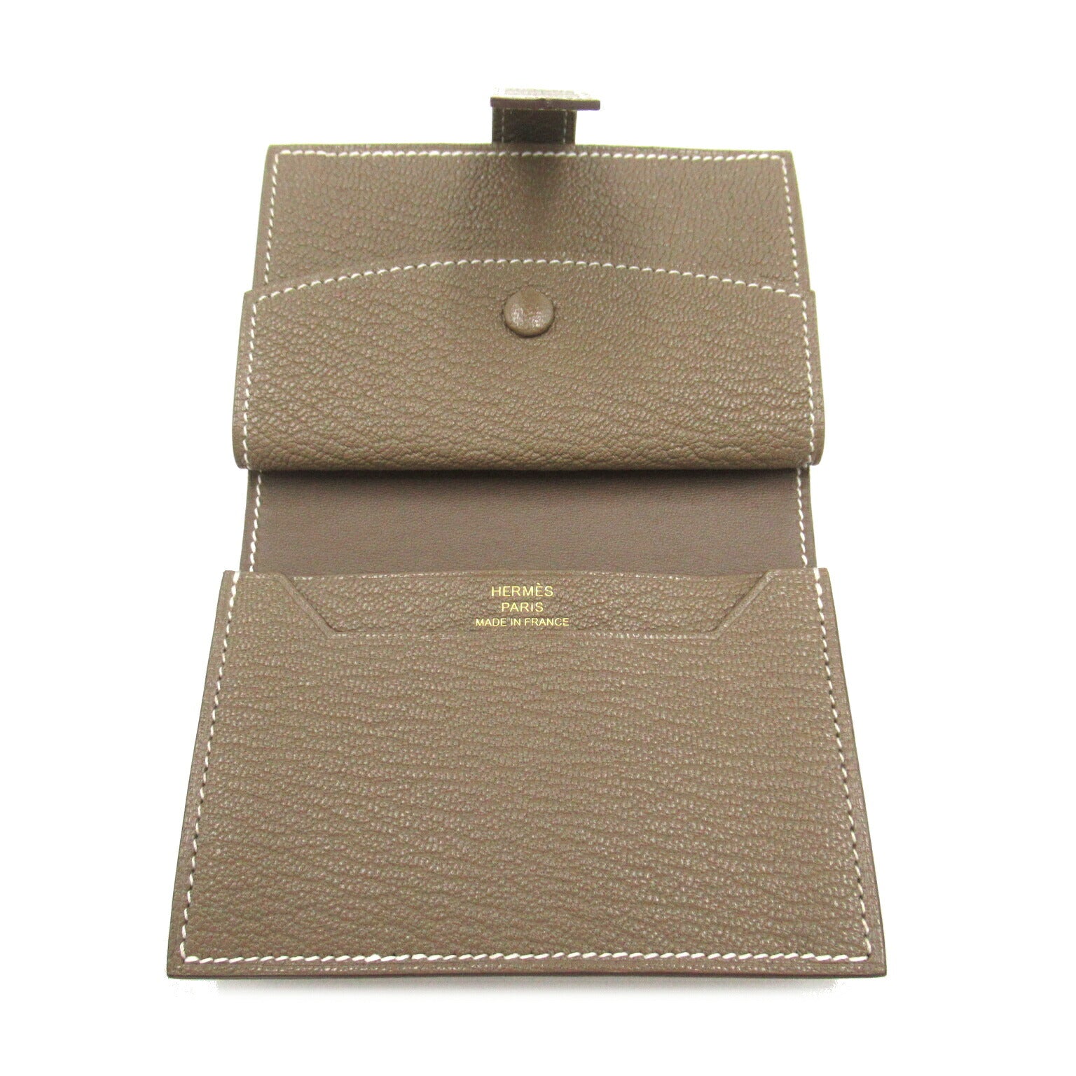 Hermes Chevre Leather Card Case