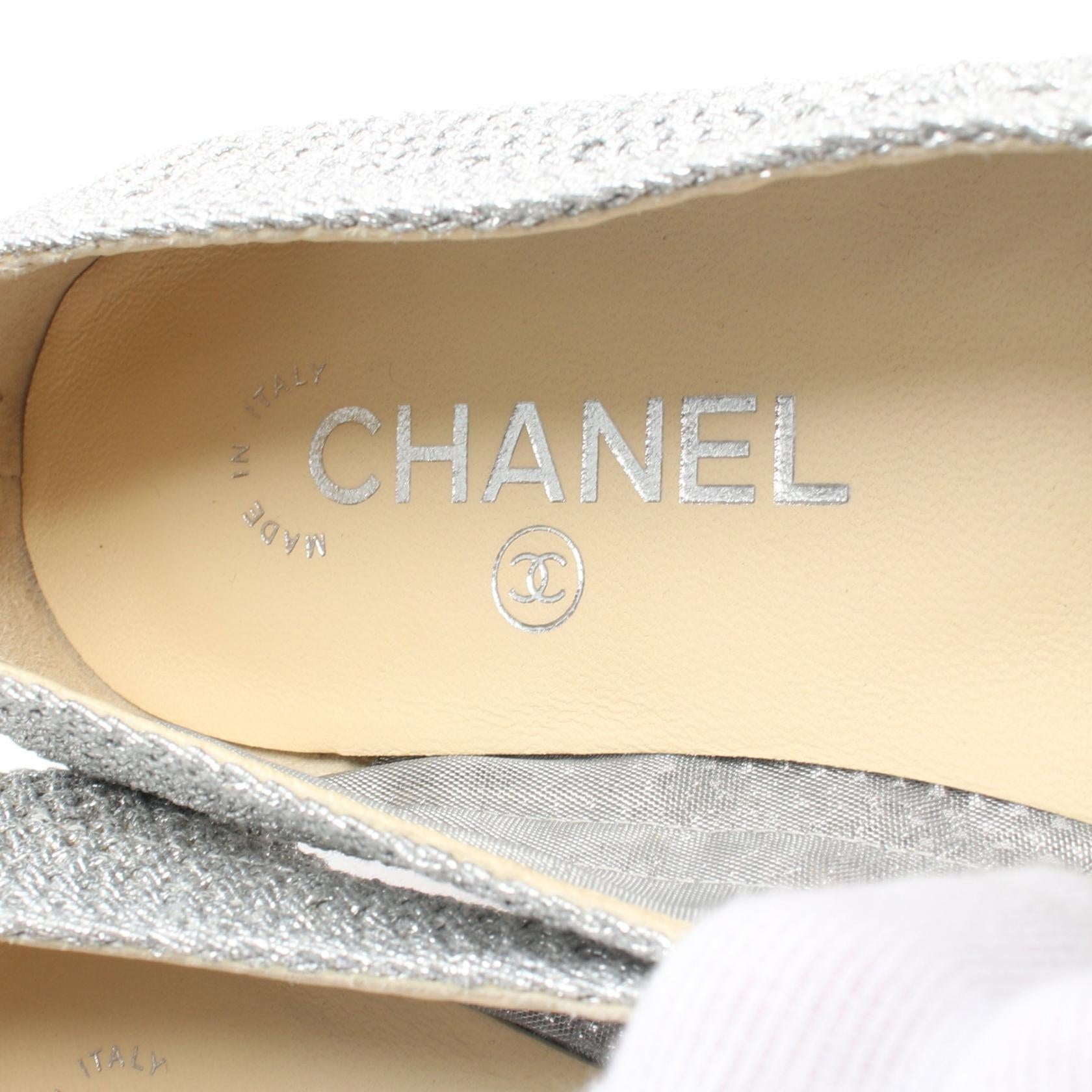 Chanel Coco Mark Mesh Fabric Shoes G33641