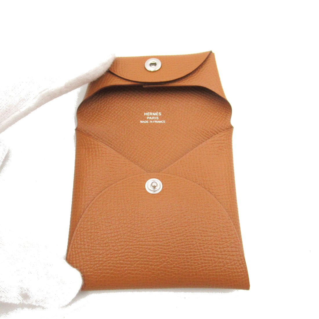 Hermes Bastia Coin Pouch Leather Coin Case 084800CK in Excellent Condition