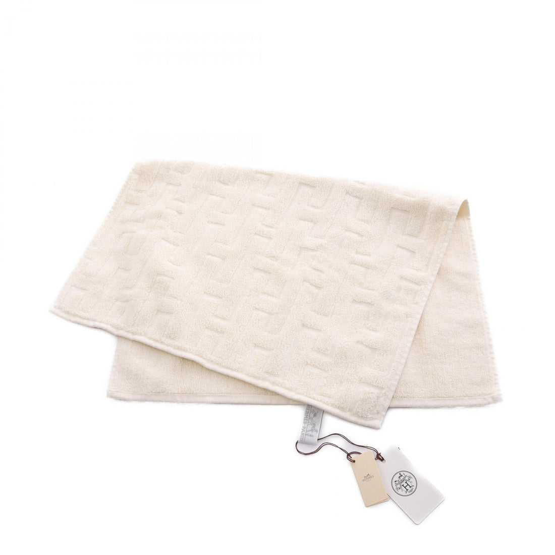 Hermes Cotton Stairs Towel Ivory