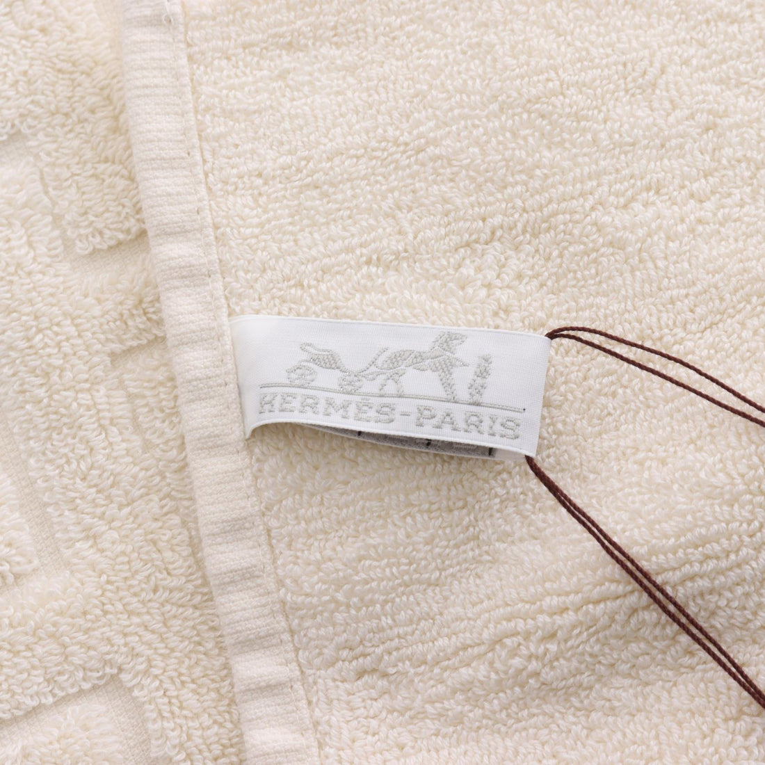 Hermes Cotton Stairs Towel Ivory