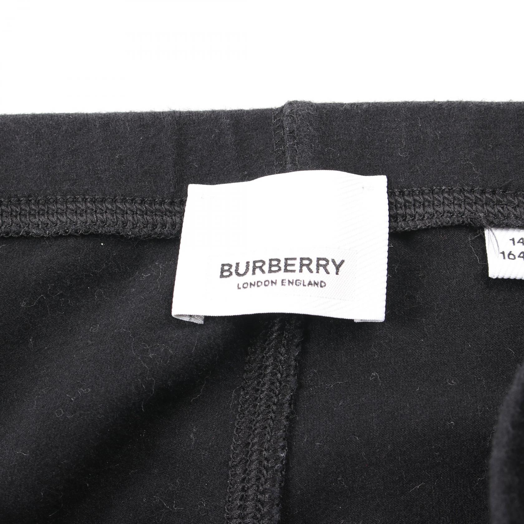 Burberry Cotton Pants Black 8011007