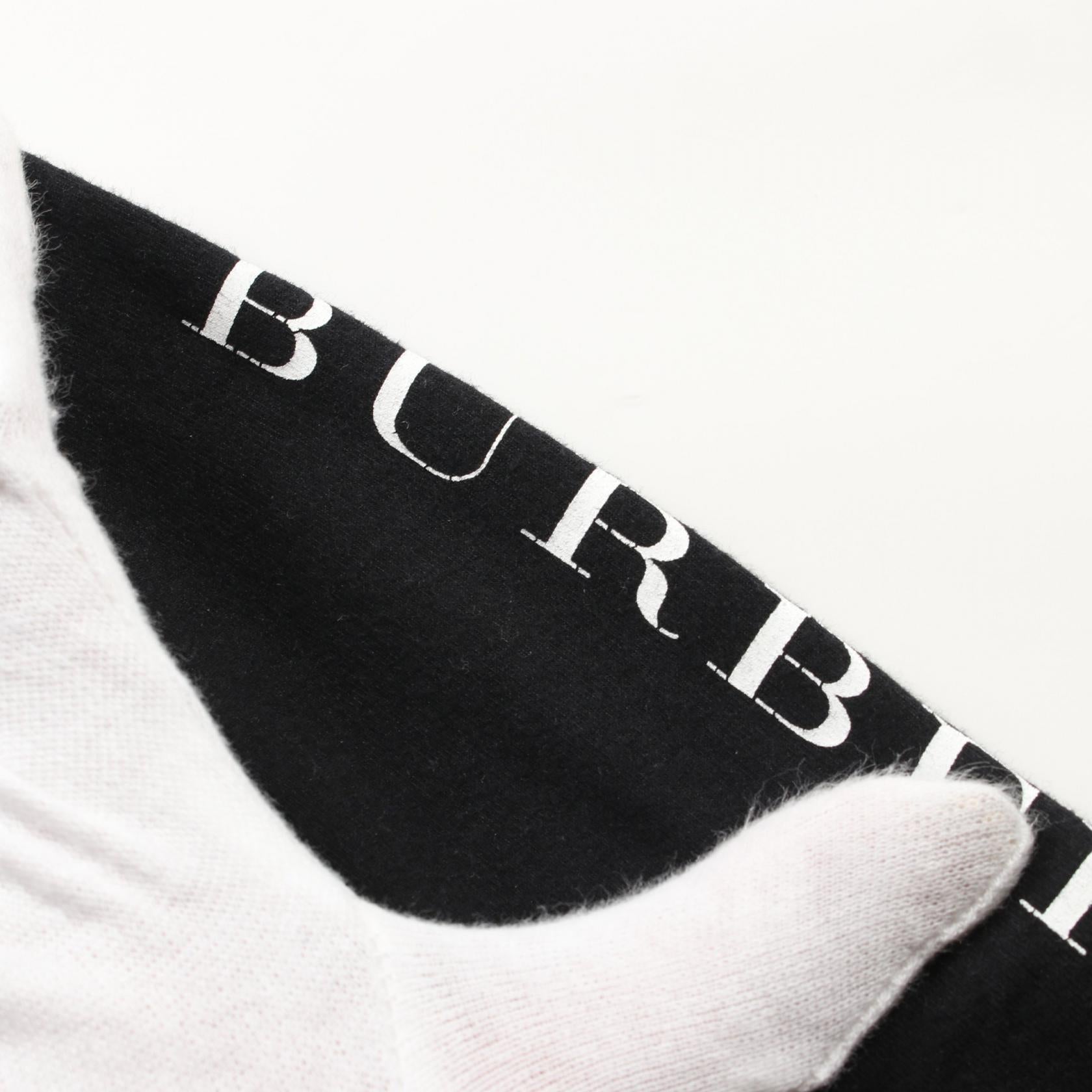 Burberry Cotton Pants Black 8003042