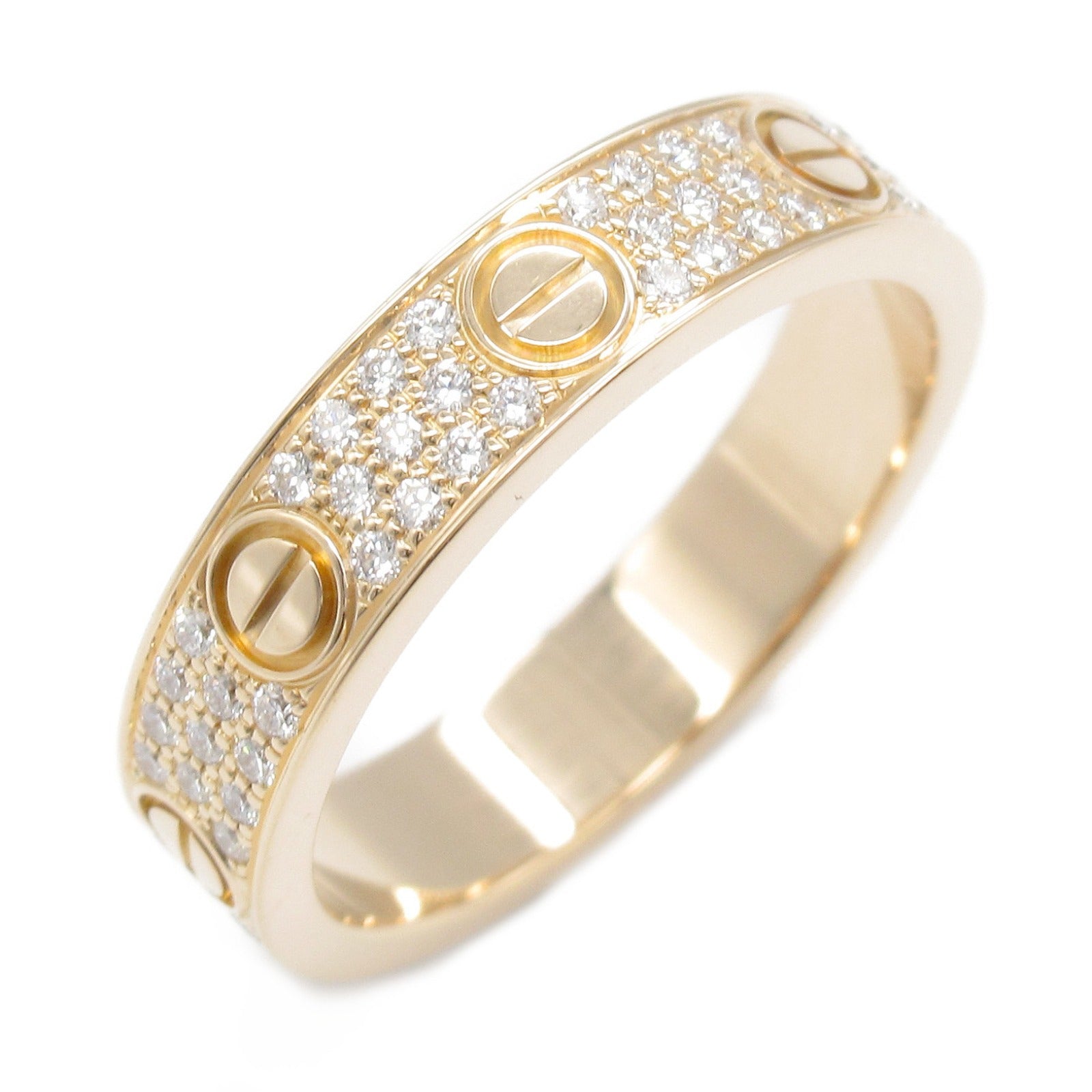 Cartier Mini Love Ring Diamond K18PG