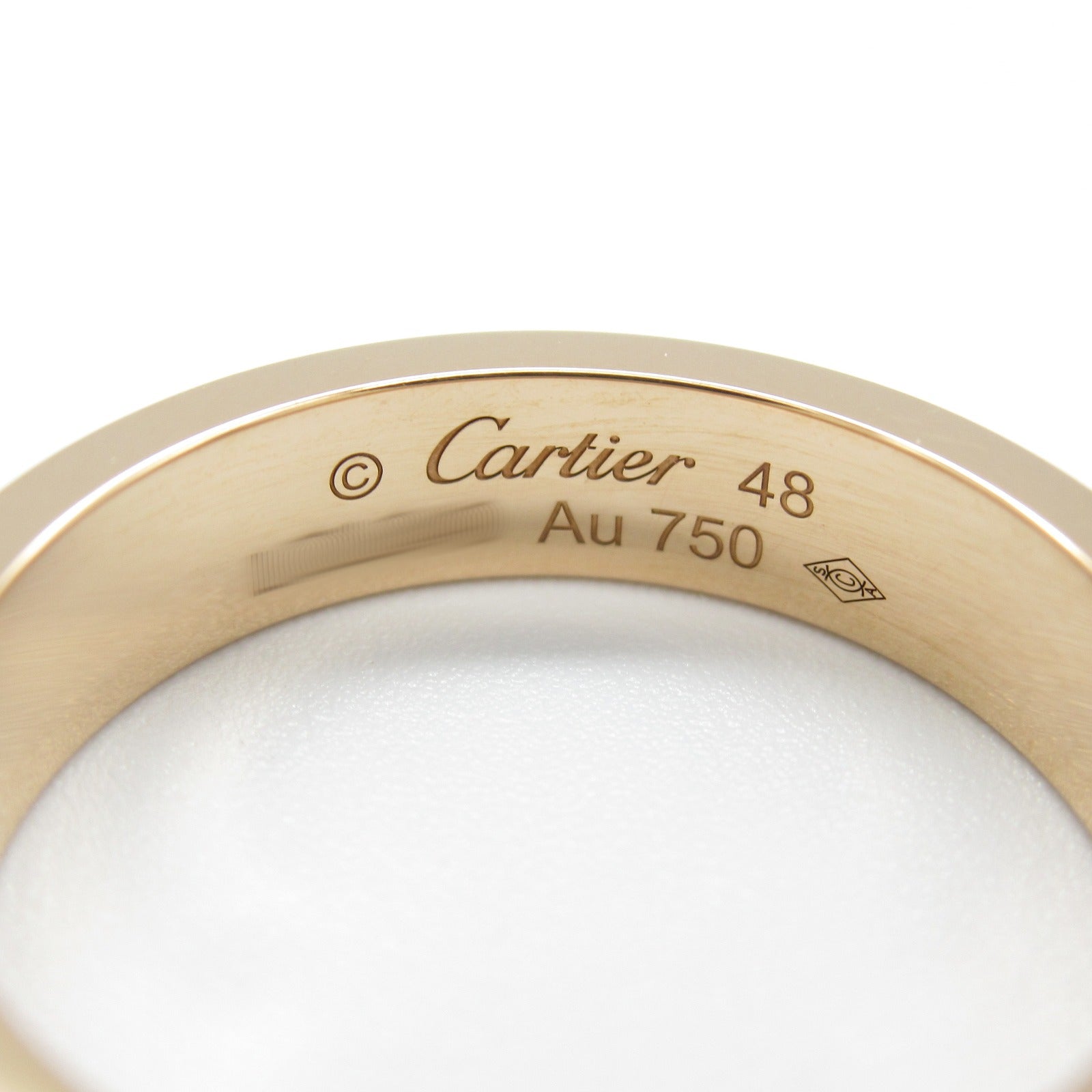 Cartier Mini Love Ring Diamond K18PG