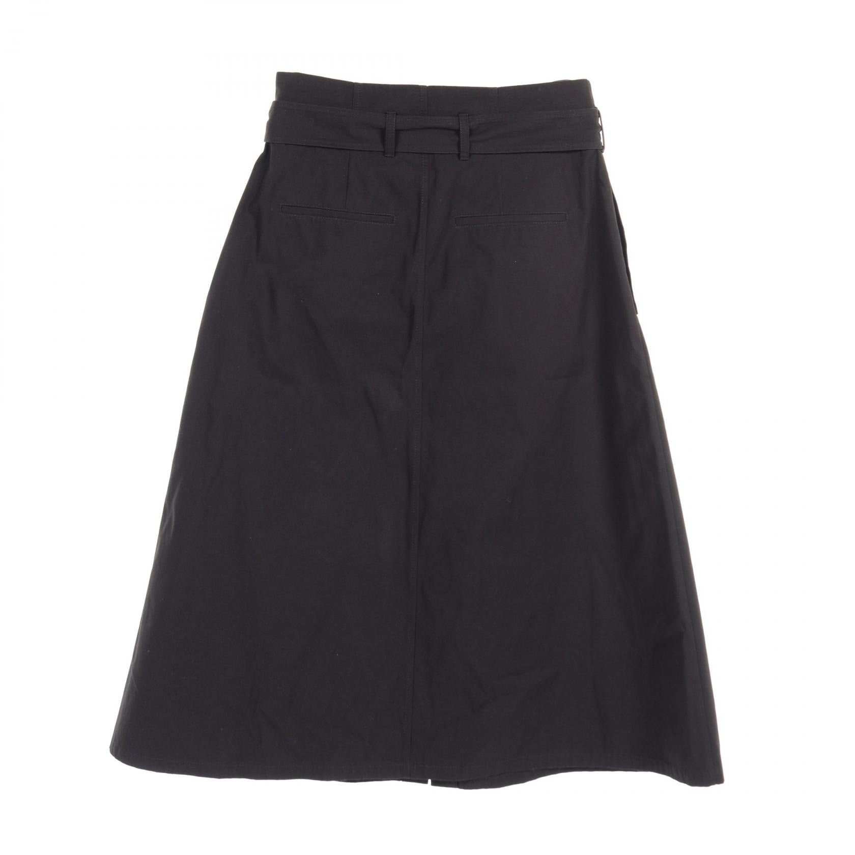 Celine Cotton Skirt Black 2J3750861