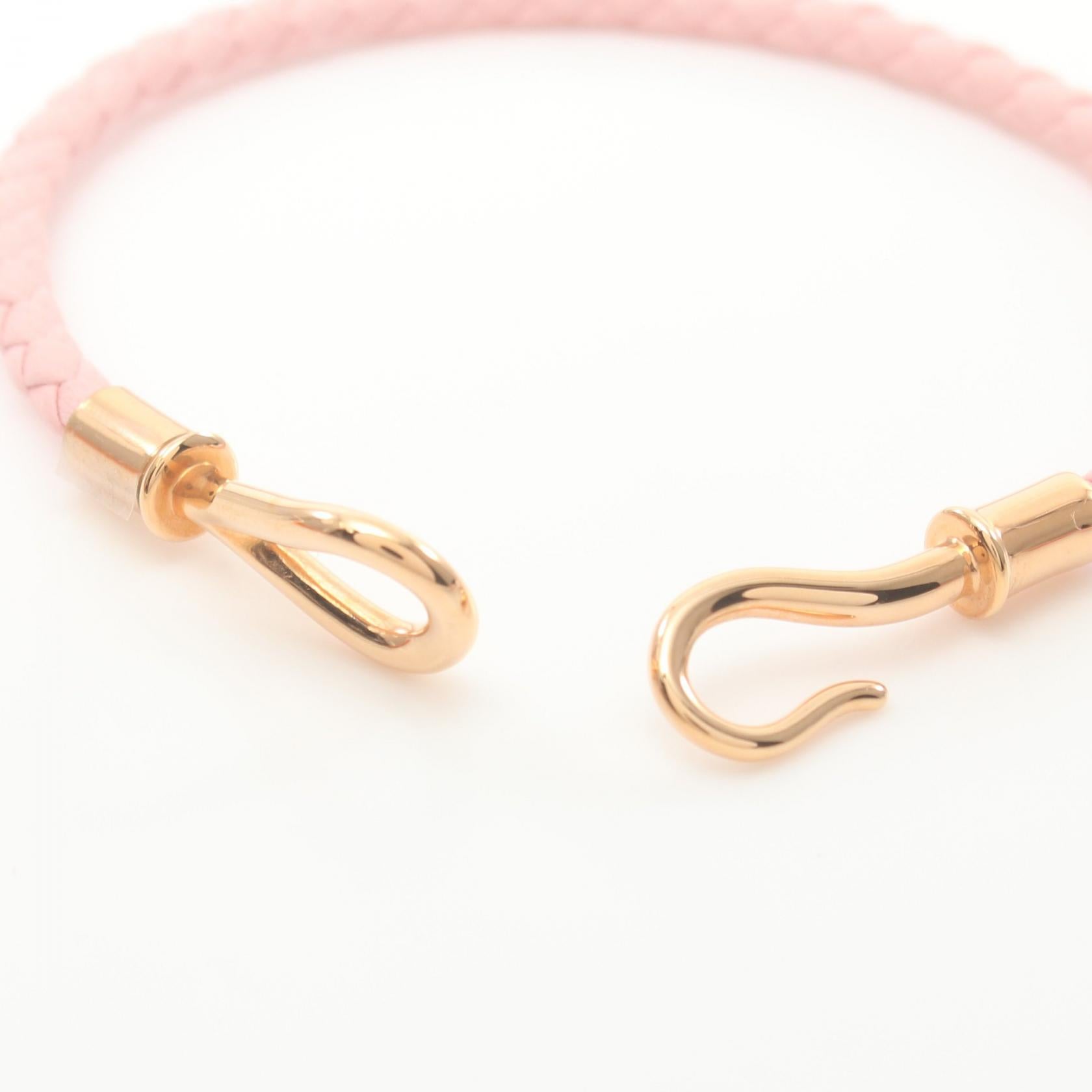 Hermes Jumbo Bracelet Rose Sakura Pink Gold