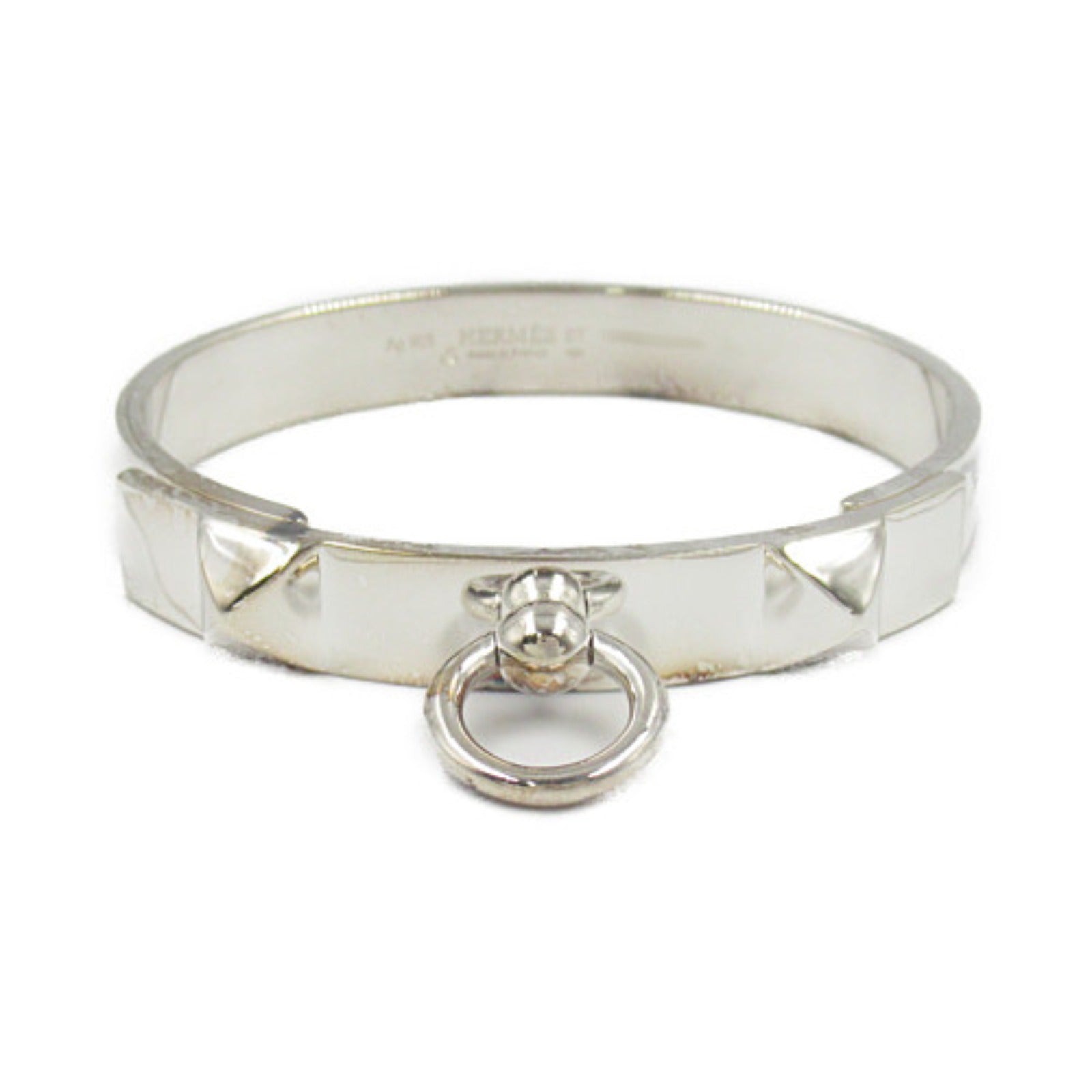 Hermes Silver 925 Collier de Chien Bangle