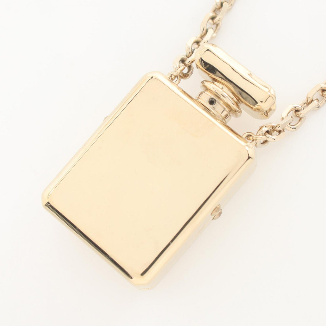 Chanel No.5 Perfume Necklace Gold B22