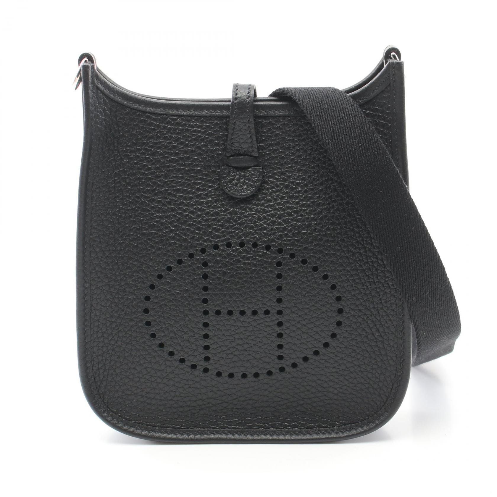 Hermes Evelyne TPM Amazon Shoulder Bag Black