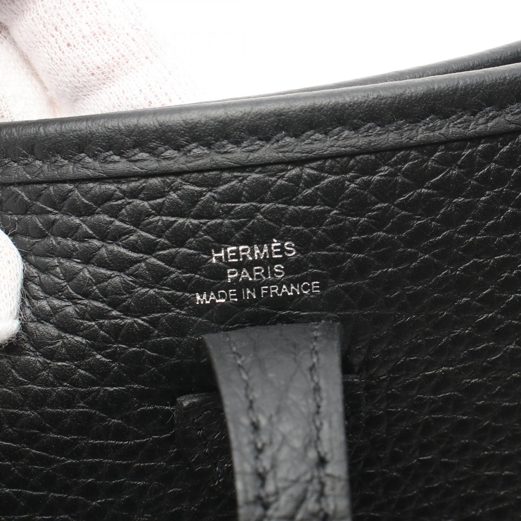 Hermes Evelyne TPM Amazon Shoulder Bag Black