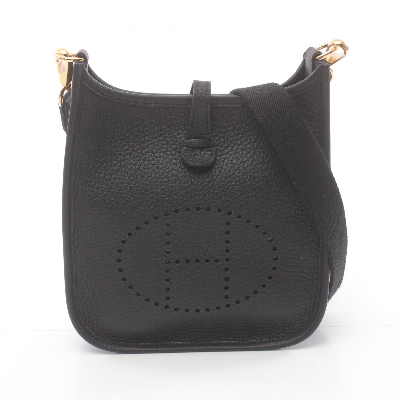 Hermes Evelyne TPM Amazon Shoulder Bag Black